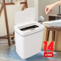 Lixeira Com Sensor Automático Para Banheiro 14 litros