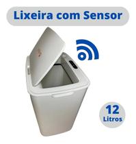 Lixeira Com Sensor Inteligente Automático Abre E Fecha