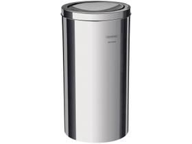 Lixeira com Tampa Basculante Swing 20L Inox Polido - Tramontina Lixeiras Lixeira com Tampa Basculante Swing 20L Inox Polido - Tramontina Lixeiras