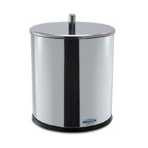 Lixeira com Tampa Brinox Decorline 5,4 L - Ø 18,5 x 23 cm Aço Inox