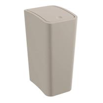 Lixeira com tampa click 2 astra - argila