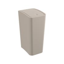 Lixeira com Tampa Click 8 Litros Argila Astra