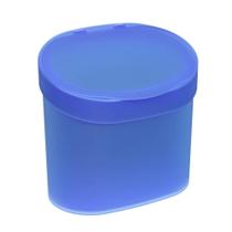 Lixeira com tampa para pia 22,8 x 15,6 x 22,4 cm 4 L - Azul Coza