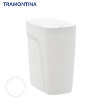 Lixeira Compact Basculante Branco 8,5 L