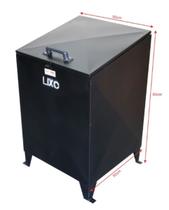 Lixeira Container 50x50x80cm Lixeira Container 50x50x80cm