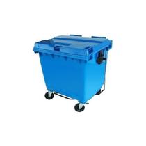 Lixeira Contêiner 1000 Litros Com Pedal Contentor Lixo 1000l