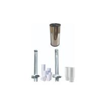 Lixeira Copos + Dispensador Copos Para Água E Café Kit 3 Pçs
