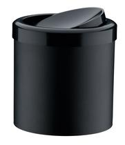 Lixeira cozinha banheiro basculante 5 litros preta plastico future 1216