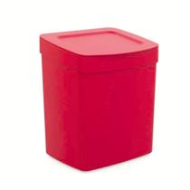 Lixeira cozinha Banheiro Full Vermelho Bold 2,5L