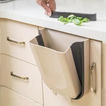 Lixeira Cozinha Dobrável Pia Banheiro Retrátil Cesto Lixo Multifuncional