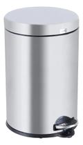 Lixeira Cozinha Prata 12l 35x25cm Inox Lixeira Cozinha Prata 12l 35x25cm Inox