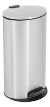 Lixeira Cozinha Prata 28l 65x30cm Inox Lixeira Cozinha Prata 28l 65x30cm Inox