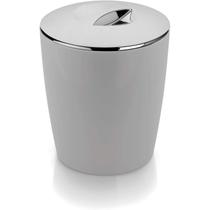 Lixeira Cromo Vitra 5 Litros - Branco Fechado Lixeira Cromo Vitra 5 Litros - Branco Fechado