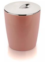 Lixeira Cromo Vitra 5 Litros Rosa LX 550 OU