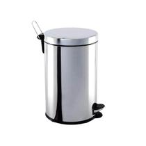 Lixeira de Aço Inox 3 Litros Pedal Para Banheiro Cozinha Pia Balde Removível Alca