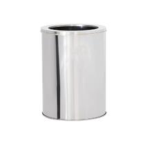 Lixeira de Aço inox 40x70cm 88 litros c/Aro- JJ.L4070-A