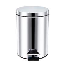 Lixeira de aço inox 5L com pedal, alça e balde removível Lixeira de aço inox 5L com pedal, alça e balde removível