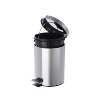 Lixeira de Aço Inox Com Pedal Balde Removível , Alça e Tampa Viz Diamond 5 Litros