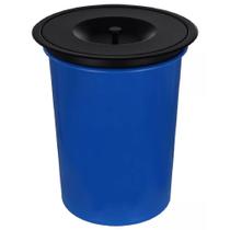 Lixeira de Aço Inox Redondo para Embutir na Bancada 8 Litros - LIX-004 - STILLUS HOME