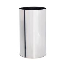 Lixeira de Aço inox sem Tampa 30x60 40 litros- JJ.L3060