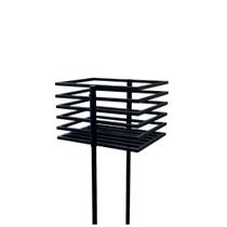 Lixeira de Aço Paraíso Para Calçada Aberta Piso Lixeira de Aço Paraíso Para Calçada Aberta Piso