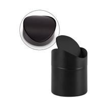 Lixeira de Bancada Pequena 12x16 AÇO Matte Fosca Pia Mesa Bancada Escritório CORES Basculante
