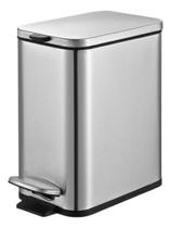 Lixeira De Banheiro Brinox Prata 5 Litros Aco Inox Escovado Lixeira De Banheiro Brinox Prata 5 Litros Aco Inox Escovado