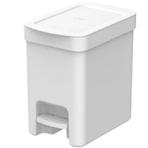Lixeira de Banheiro com Pedal e Aro Interno Polipropileno 6 Litros Trium OU Preto Lixeira de Banheiro com Pedal e Aro Interno Polipropileno 6 Litros Trium OU Preto