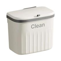 Lixeira De Banheiro Montada Na Parede Com Tampa Impermeável, Lixeira Estreita Para Banheiro 7/9L