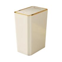 Lixeira De Banheiro Pequena De 10L Com Tampa De Pressão, Cesto De Lixo De Plástico Para Banheiro, Lixeira De Banheiro Pequena De 10L Com Tampa De Pressão, Cesto De Lixo De Plástico Para Banheiro,