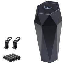 Lixeira de carro BFXM com tampa, lixeira para porta-copos Lixeira de carro BFXM com tampa, lixeira para porta-copos