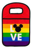 Lixeira De Carro Love Mickey Arco-íris 34x22cm - Disney