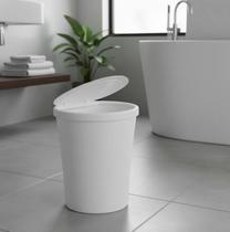 Lixeira de Cozinha Lixeira de Pia Cesto de Lixo Banheiro Lixeira Pequena Escritório 5 Litros Tampa