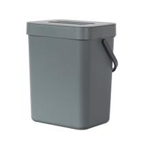 Lixeira de cozinha montada na parede EKO Pure Mini 3L (cinza)