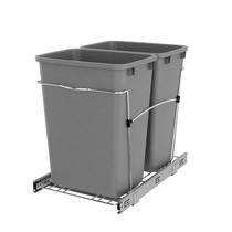 Lixeira de Cozinha Rev-A-Shelf Dupla Deslizante 33L Lixeira de Cozinha Rev-A-Shelf Dupla Deslizante 33L