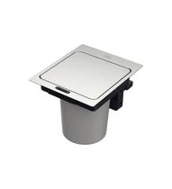 Lixeira de embutir com sensor next em aço inox com balde plástico 5 l tramontina