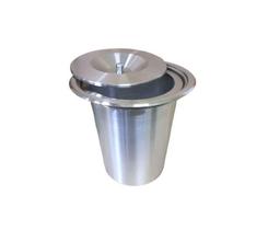 Lixeira De Embutir De Pia Em Aço Inox 304 - 8 Litros