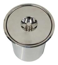 Lixeira De Embutir Em Pias E Bancadas Inox 5 Litros Floresta