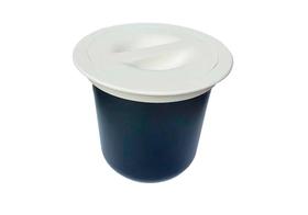 Lixeira De Embutir No Granito Em Branco 8 Litros