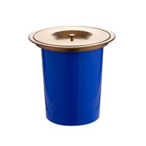 Lixeira De Embutir Para Bancada 8 Litros Aço Inox 201 Pingoo.casa - Dourado Rose Escovado