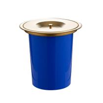 Lixeira de Embutir Para Bancada 8 Litros Aço Inox 201 Pingoo.casa - Dourado