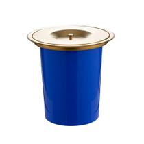 Lixeira de Embutir Para Bancada 8 Litros Aço Inox 201 Pingoo.casa - Dourado