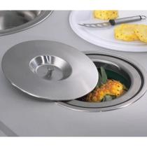 Lixeira De Embutir Pia Bancada 5 Litros Tampa Em Aço Inox304 Lixeira De Embutir Pia Bancada 5 Litros Tampa Em Aço Inox304
