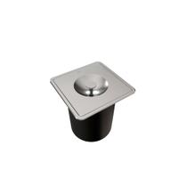 Lixeira De Embutir Quadrada Inox Escovado 255x155mm - Docol Inox