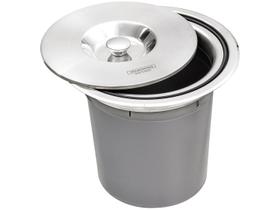 Lixeira de Embutir Tramontina Clean Round com Balde Plástico 5 L Lixeira de Embutir Tramontina Clean Round com Balde Plástico 5 L
