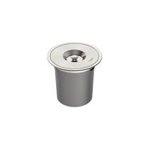 Lixeira de Embutir Tramontina Clean Round em Aço Inox com Balde Plástico 5 L Lixeira de Embutir Tramontina Clean Round em Aço Inox com Balde Plástico 5 L