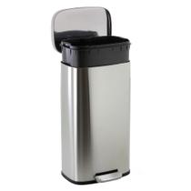 Lixeira de Inox 30L com Pedal e Balde Interno - Guimmis.casa Lixeira de Inox 30L com Pedal e Balde Interno - Guimmis.casa