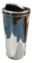 Lixeira De Inox 65 Litros Tampa Basculante Áreas De Ler Lixeira De Inox 65 Litros Tampa Basculante Áreas De Ler