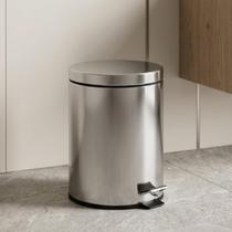 Lixeira de Inox com Pedal e Balde Removível 5l ,8l ou 12l Lixeira de Inox com Pedal e Balde Removível 5l ,8l ou 12l