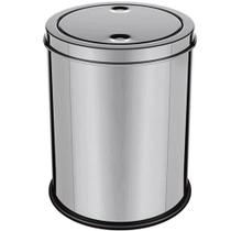 Lixeira De Inox Com Tampa Basculante 5 Litros - Euro Home